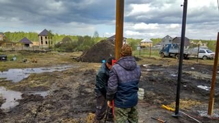 Заказать монтаж винтовых свай в Черемхово - цена под ключ с доставкой от 1831 шт
